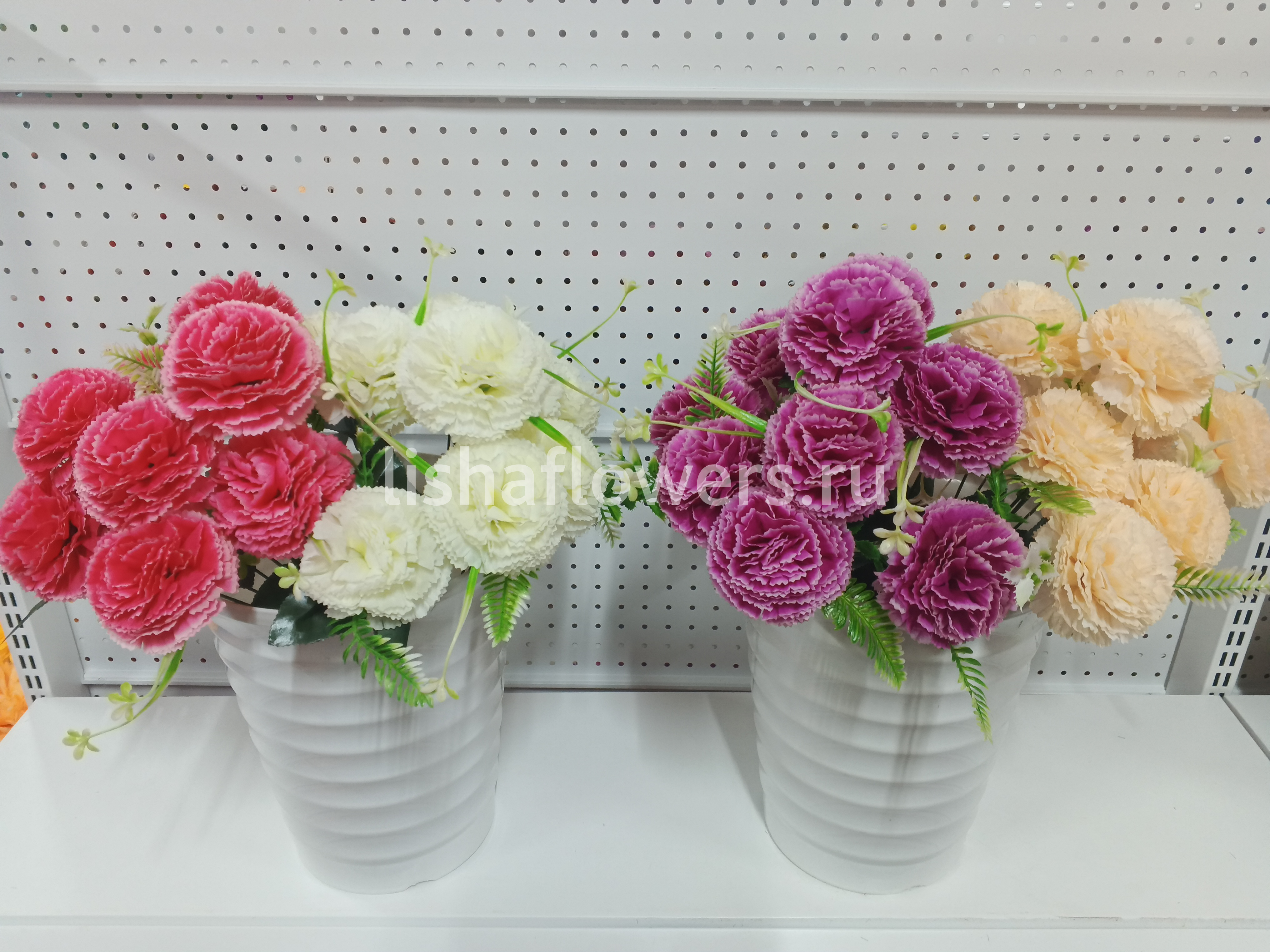 Букет гвоздики 9в 9г 52см.Арт.W130  